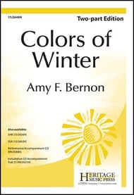 Colors of Winter Two-Part choral sheet music cover Thumbnail